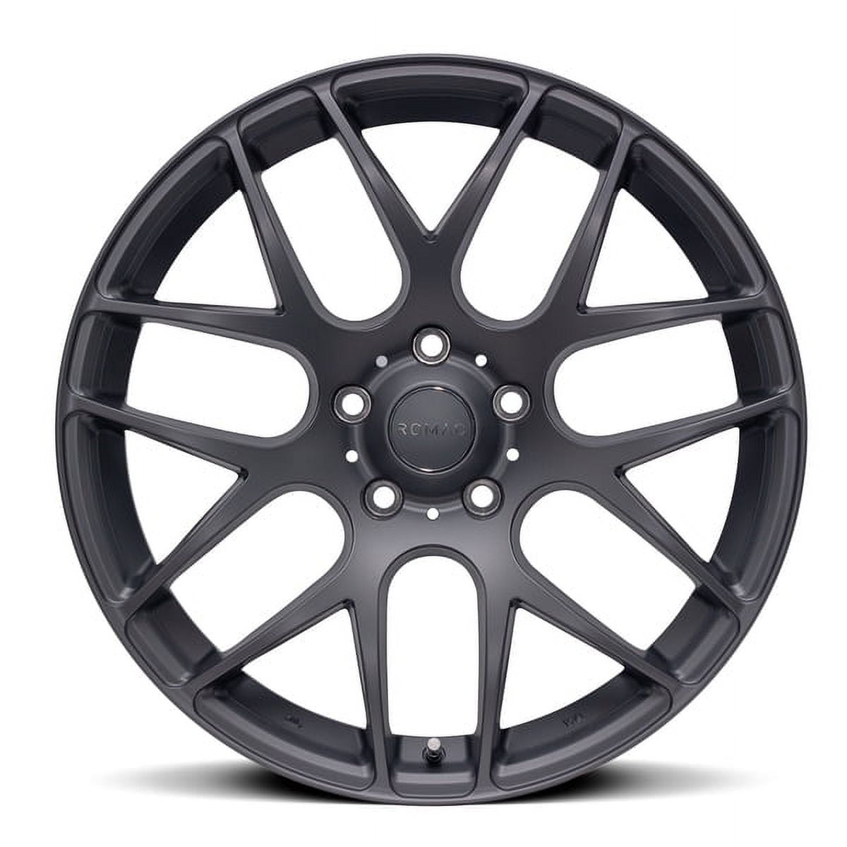 One Piece New Custom Wheel 19x8.5 in for Romac Radium Matte Carbon 19 ...