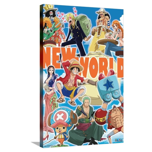 One Piece - New World Canvas Wall Poster, 22.375" x 34"