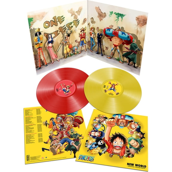 One Piece New World / O.S.T. - One Piece New World - Limited Edition Red + Yellow Vinyl - Music & Performance