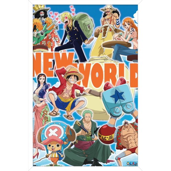 One Piece - New World Wall Poster, 22.375" x 34" Framed