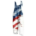 thumbnail image 1 of One Piece Overalls for Women Casual Summer Sleeveless Spaghetti Straps Jumpsuits Wide Leg Pants Womens Rompers Blue XXXL, 1 of 5