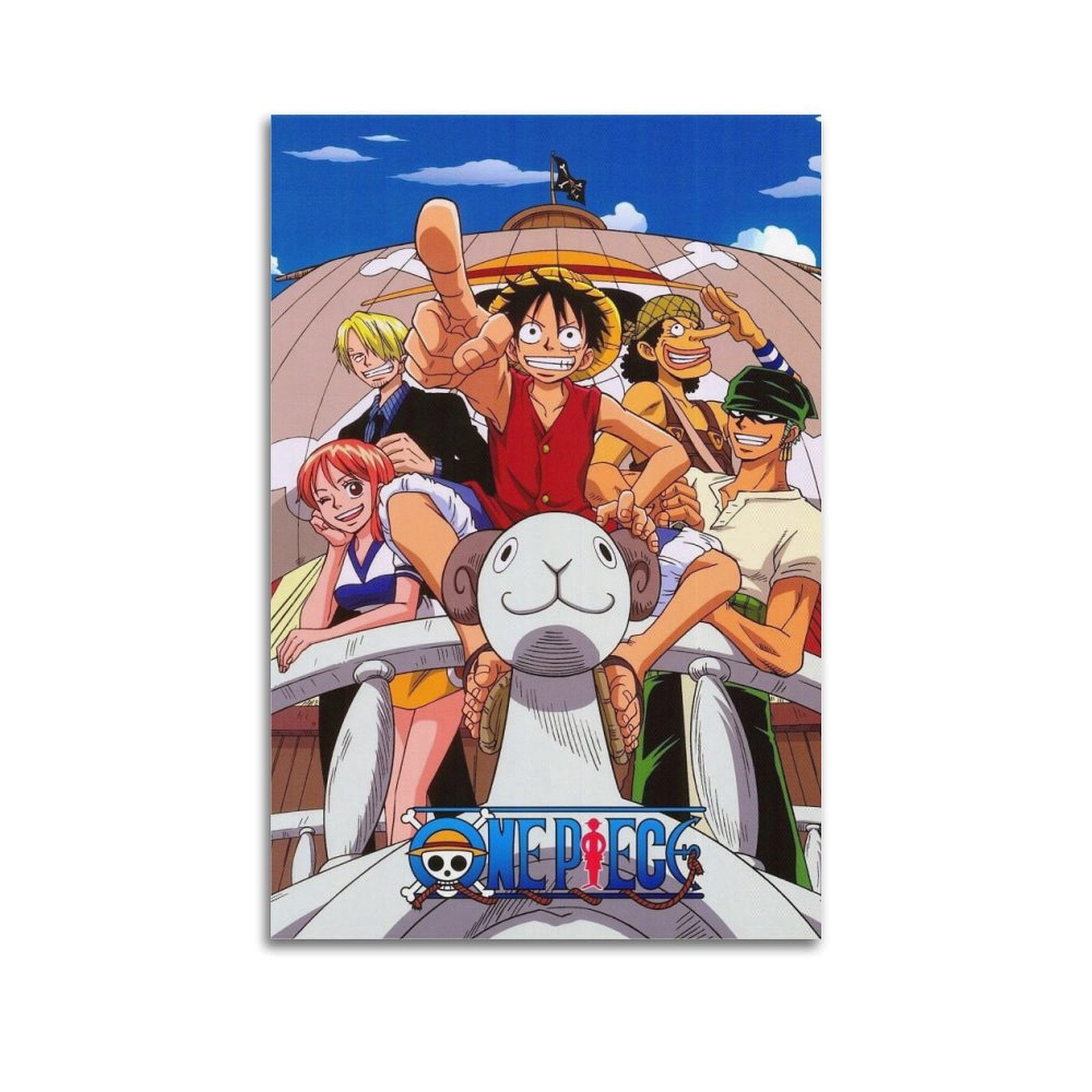 One Piece Painting Vintage Poster Picture Print Wall Art Poster