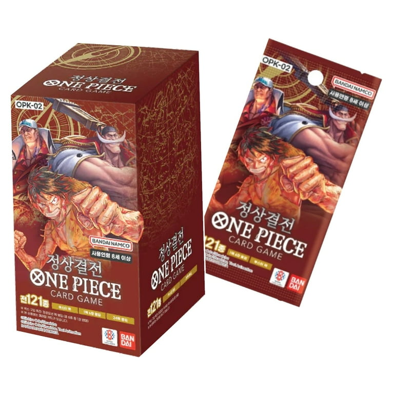 bandai namco entertainment one piece tcg paramount war booster box Japanese - OP02 The 2nd One Piece Card Game Booster Pack set is finally here One Piece Paramount War Booster