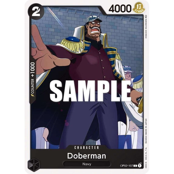 One Piece Paramount War Common Doberman OP02-107