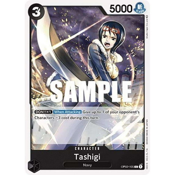 One Piece Paramount War Common Tashigi OP02-105