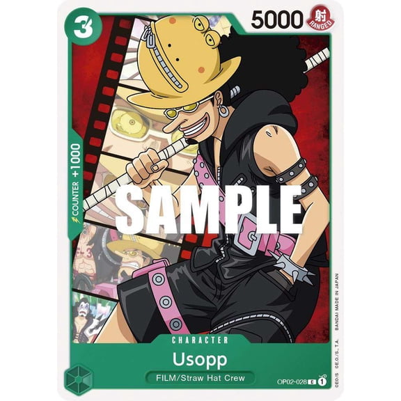 One Piece Paramount War Common Usopp OP02-028