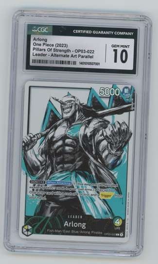 One Piece Pillars of Strength Arlong Graded Card (Alternate Art) -  Walmart.com