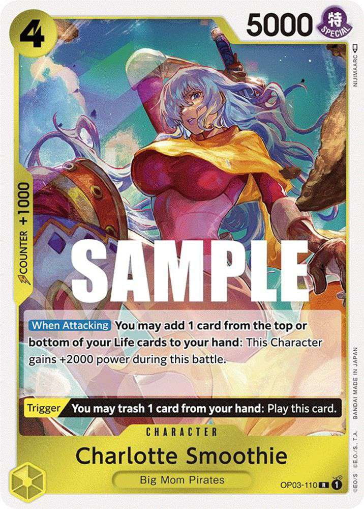 One Piece Pillars of Strength Rare Charlotte Smoothie OP03-110 - Walmart.com One Piece Pillars of Strength Rare Charlotte Smoothie OP03-110 - Walmart.com