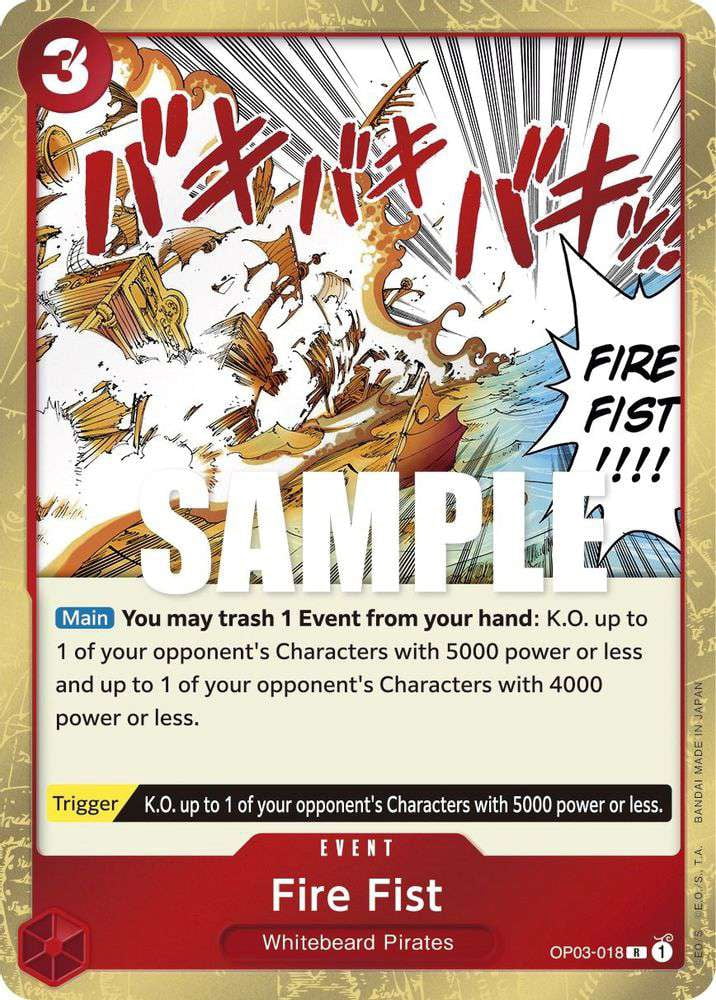 one piece pillars of strength most expensive cards One Piece OP-03 Pillars of Strength Booster Pack main image 1