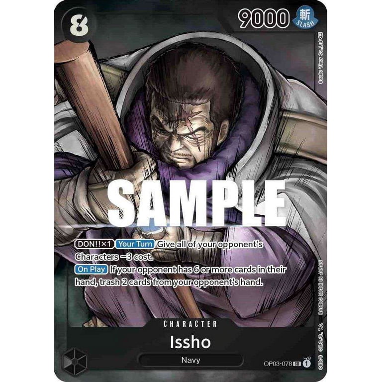 One Piece Pillars of Strength Super Rare Issho OP03-078 (Alternate Art) -  Walmart.com