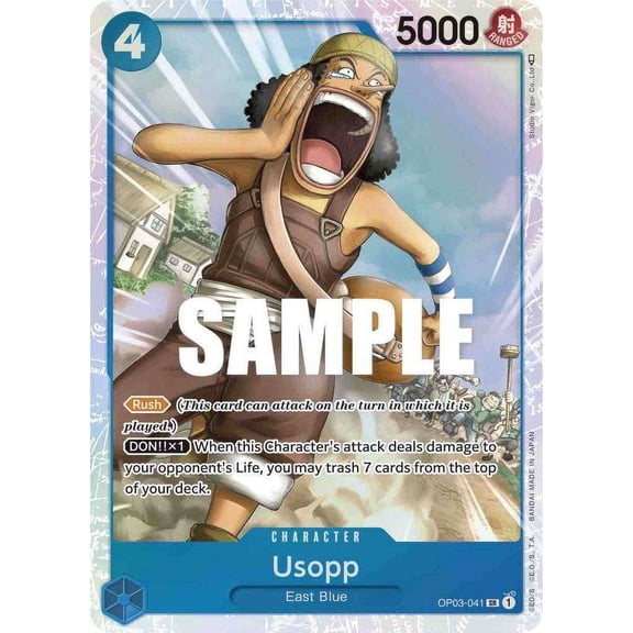 One Piece Pillars of Strength Super Rare Usopp OP03-041