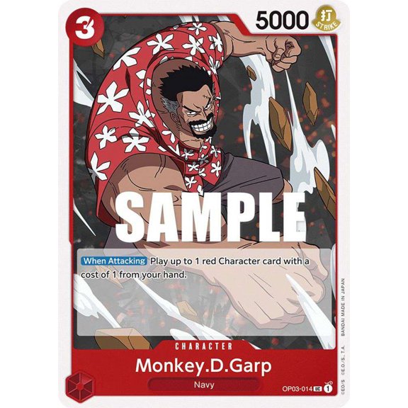 One Piece Pillars of Strength Uncommon Monkey.D.Garp OP03-014