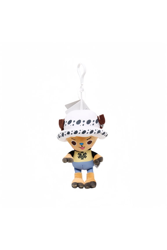 One Piece Plush Keychain,Cute Mini Straw Hat Crew Soft Stuffed Doll Pendant Backpack Charms,Anime Fans Gift