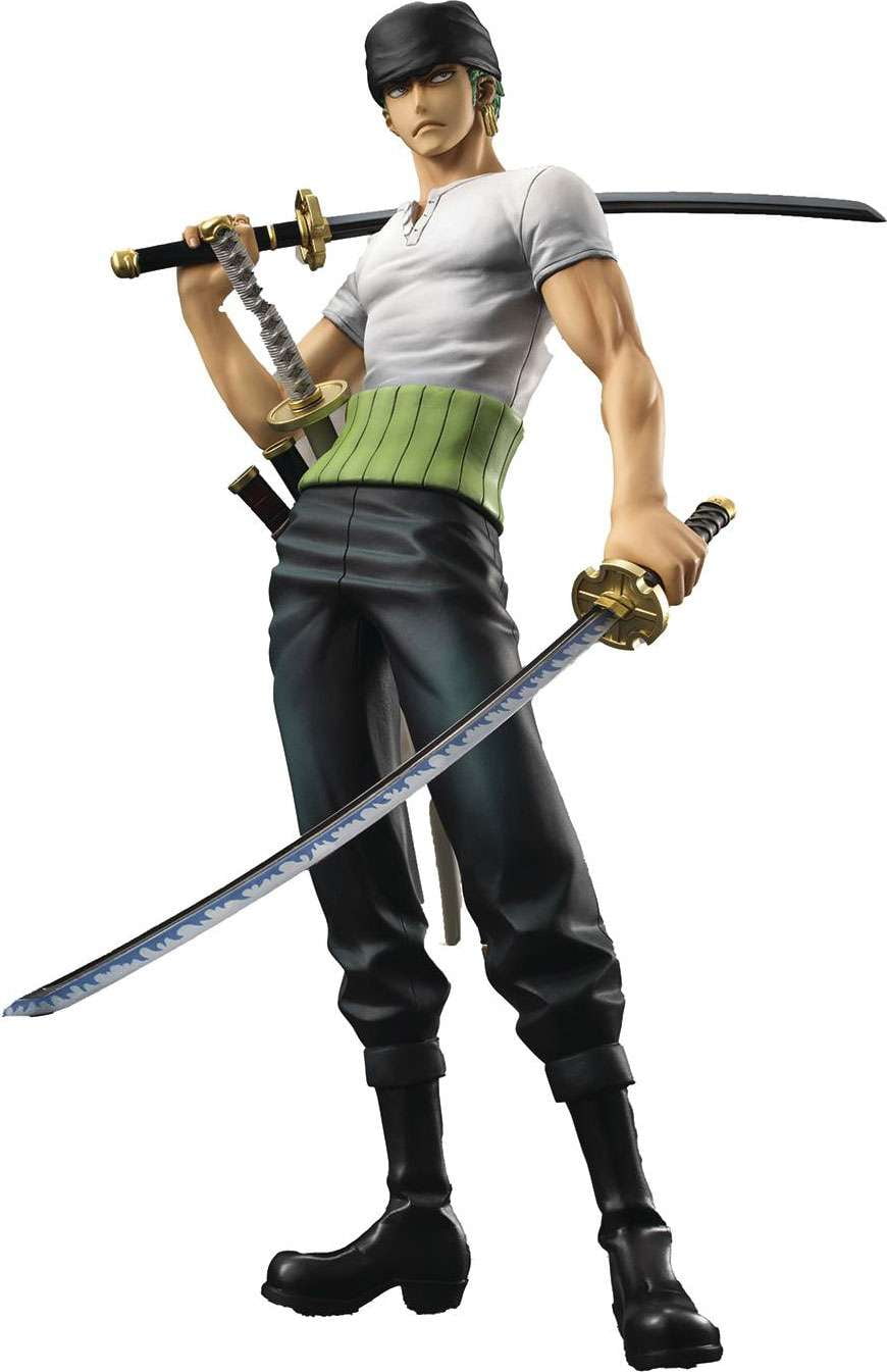 One Piece Portrait of Pirates: Neo-DX Roronoa Zoro Collectible PVC Figure (10th Anniversary)