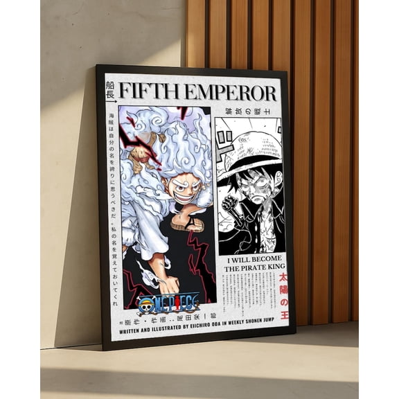 One Piece Poster Monkey D. Luffy | Japanese Art Print | Aesthetic Wall Decor | Unique Anime Artwork 24x36 UNFRAMED