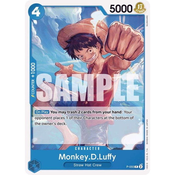 One Piece Premium Booster Promo Monkey.D.Luffy P-055 [Reprint]
