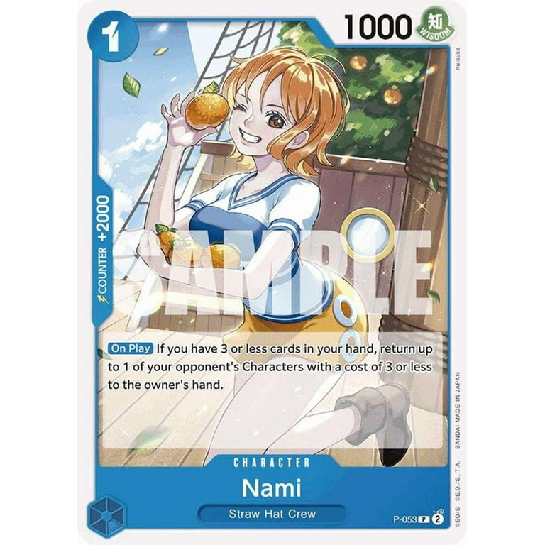 One Piece Premium Booster Promo Nami P-053 [Reprint] - Walmart.com