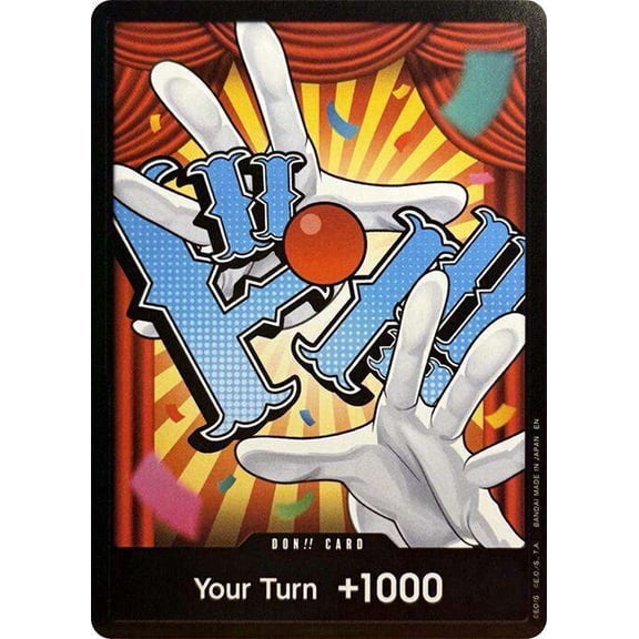 One Piece Premium Booster -The Best- Vol. 2 FOIL DON!! Card [Buggy]
