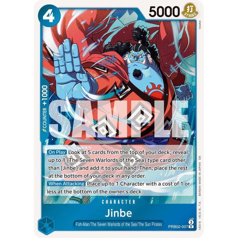One Piece Premium Booster -The Best- Vol. 2 Rare Jinbe - PRB02-007