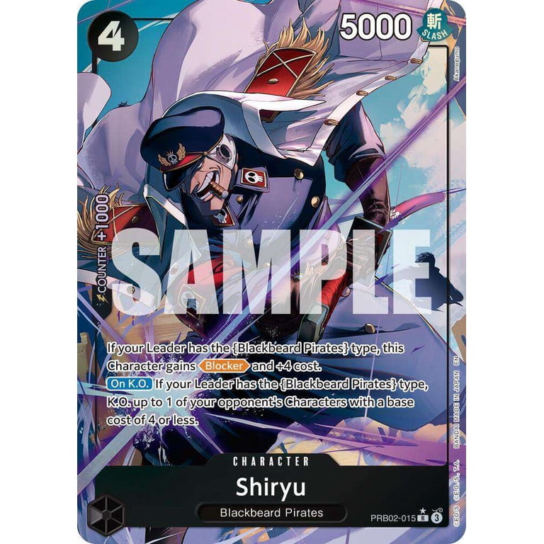 One Piece Premium Booster -The Best- Vol. 2 Rare Shiryu PRB02-015