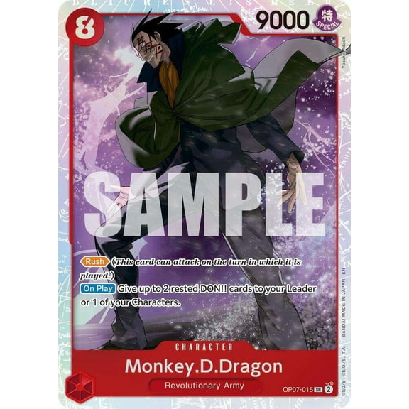 One Piece Premium Booster -The Best- Vol. 2 Super Rare Monkey.D.Dragon OP07-015 [Reprint]