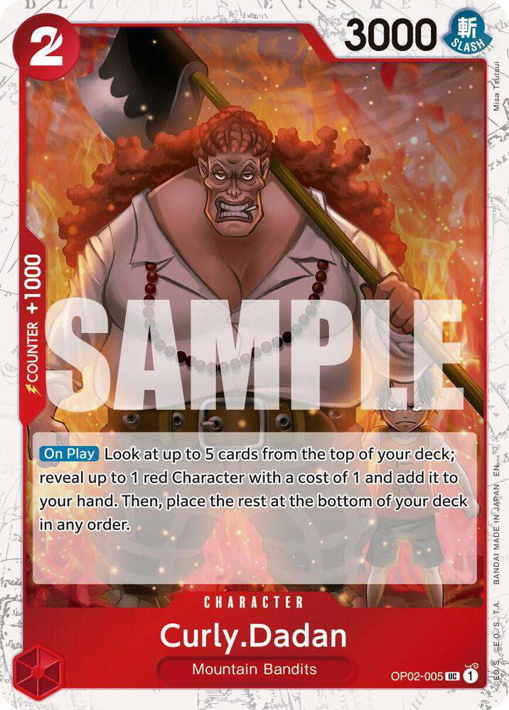 One Piece Premium Booster The Best Vol. 2 Curly.Dadan OP02
