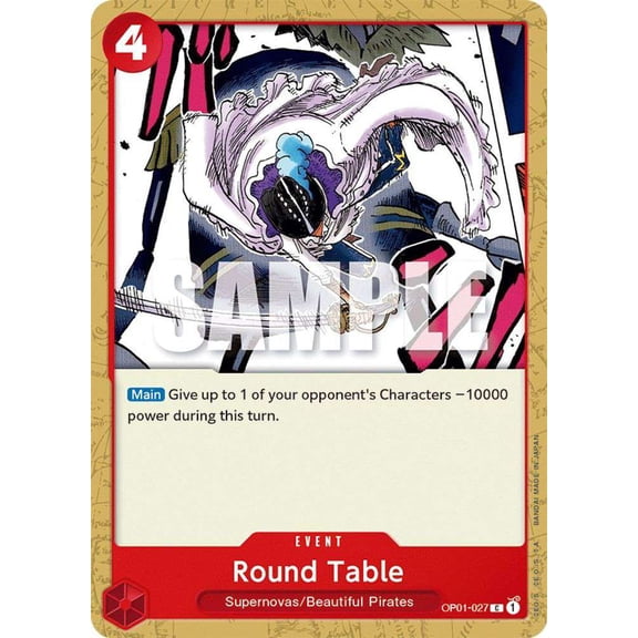 One Piece Romance Dawn Common Round Table OP01-027