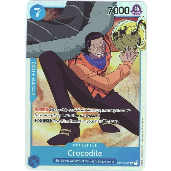 One Piece Romance Dawn Super Rare Crocodile OP01-067