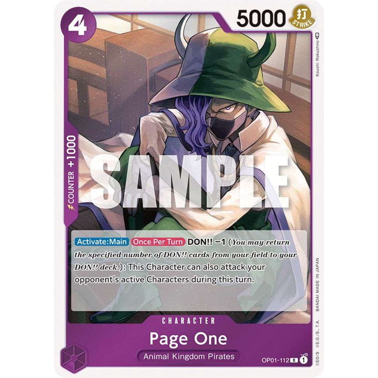 romance dawn rare cards ONE PIECE CARD GAME OP01-070 SR main image 1