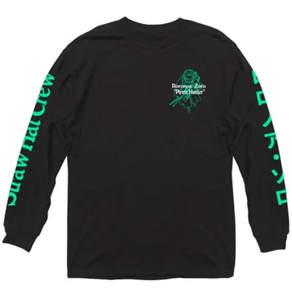 One Piece Roronoa Zoro Pirate Hunter Anime Adult Long Sleeve T-Shirt