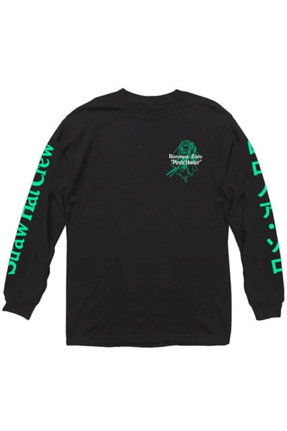 One Piece Roronoa Zoro Pirate Hunter Anime Adult Long Sleeve T-Shirt