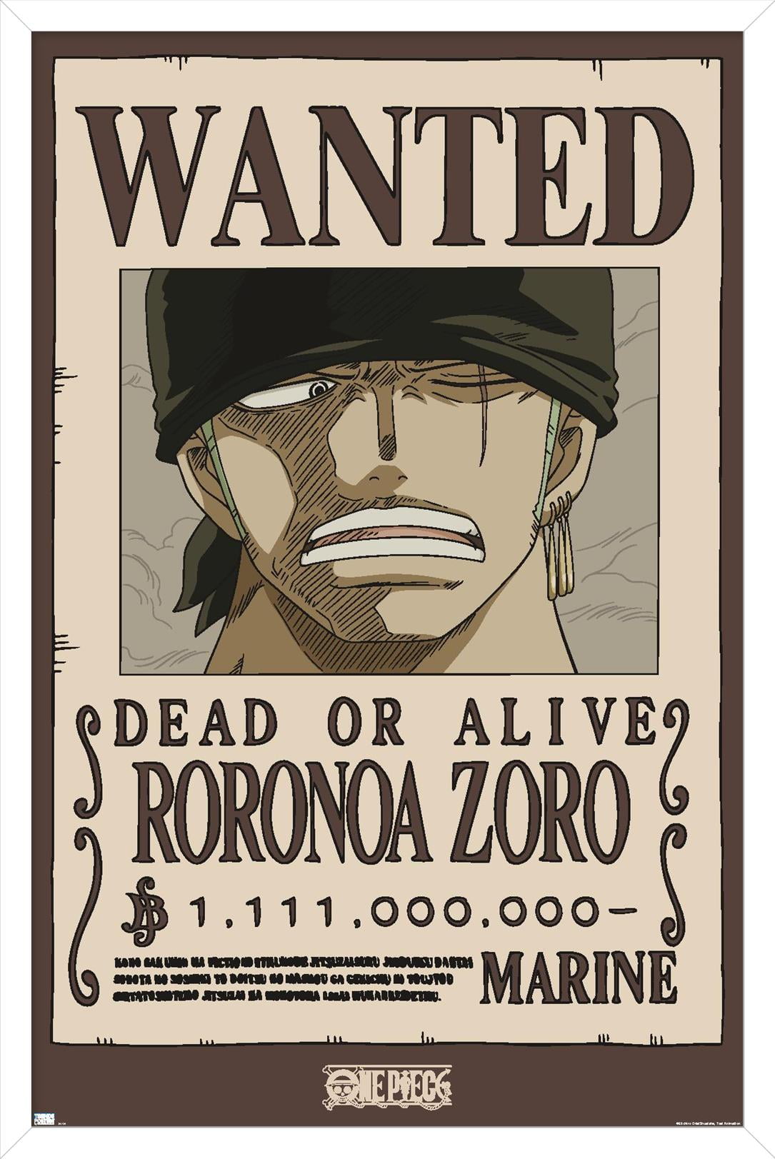 【初版多数】ONE PIECE 1-48巻セット　GOLD777+WANTED! One Piece - Roronoa Zoro Wanted Poster Wall Poster, 14.725