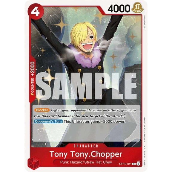 One Piece Royal Blood Rare Tony Tony.Chopper OP10-011