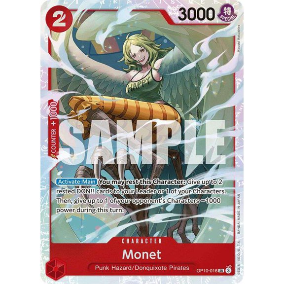 One Piece Royal Blood Super Rare Monet OP10-016