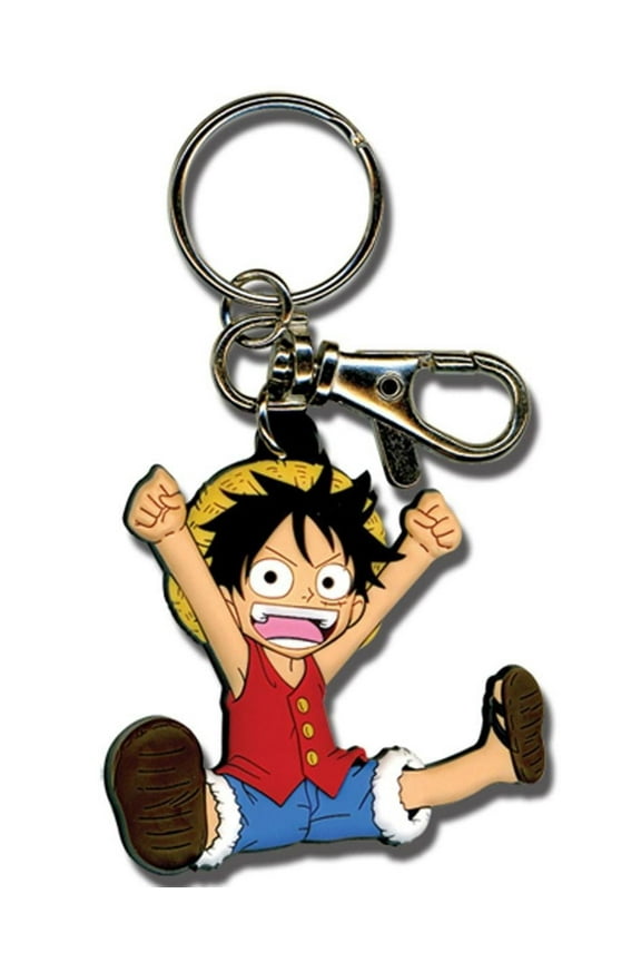 : SD Luffy PVC Keychain