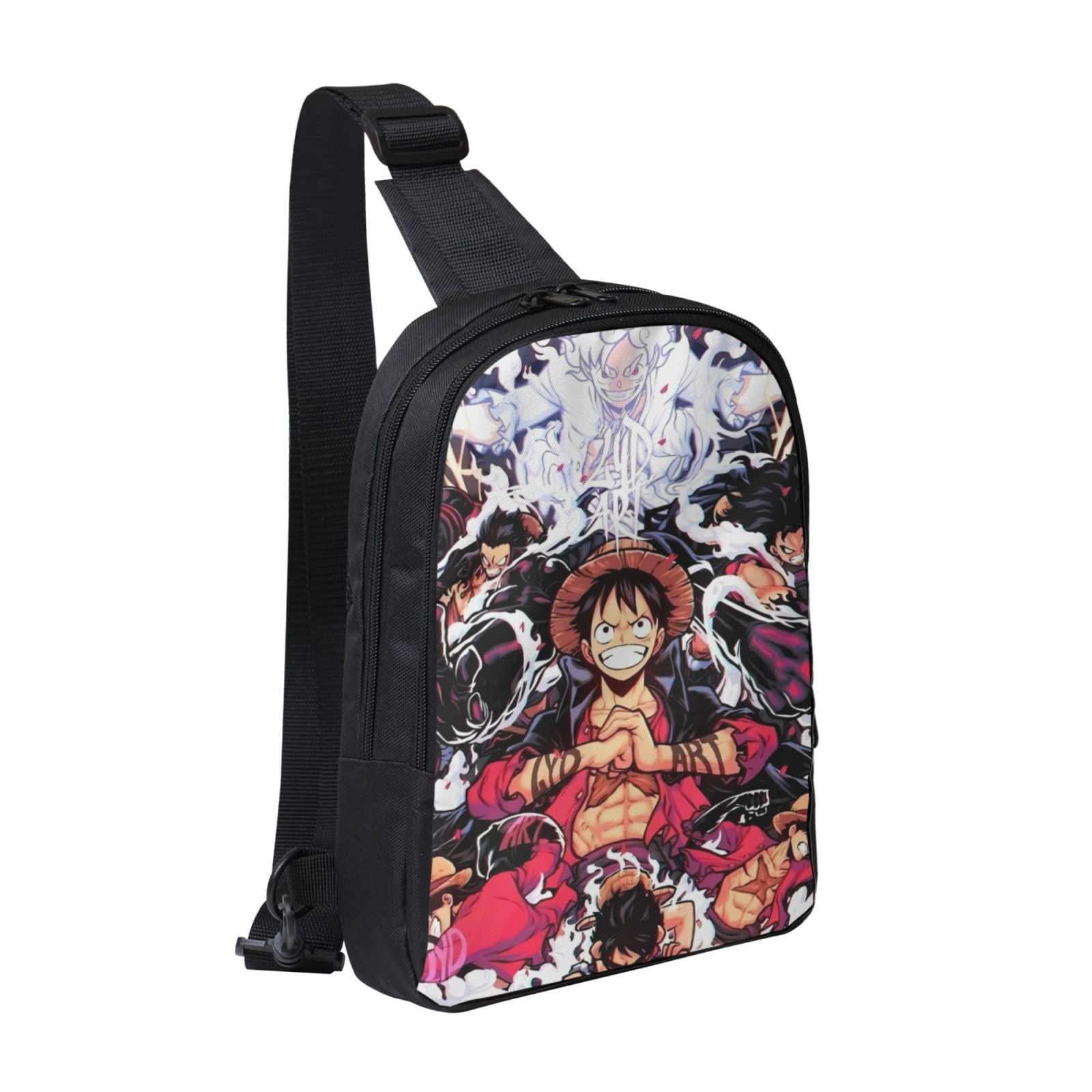 One Piece Sling Backpack Double Layer Hiking Daypack Men Women Chest Shoulder Bag for Hiking Traveling Outdoors Chest Bag Dual Pocket Walmart