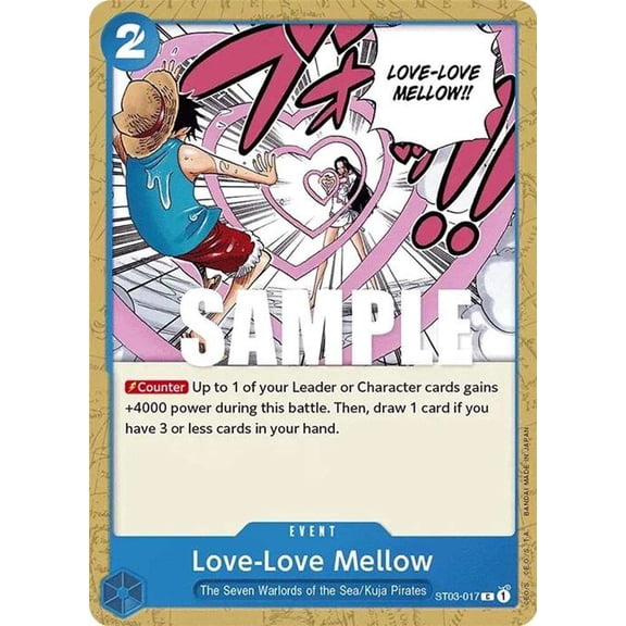 One Piece Starter Deck 3: The Seven Warlords of The Sea Common Love-Love Mellow ST03-017