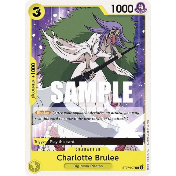 One Piece Starter Deck 7: Big Mom Pirates Common Charlotte Brulee ST07-007