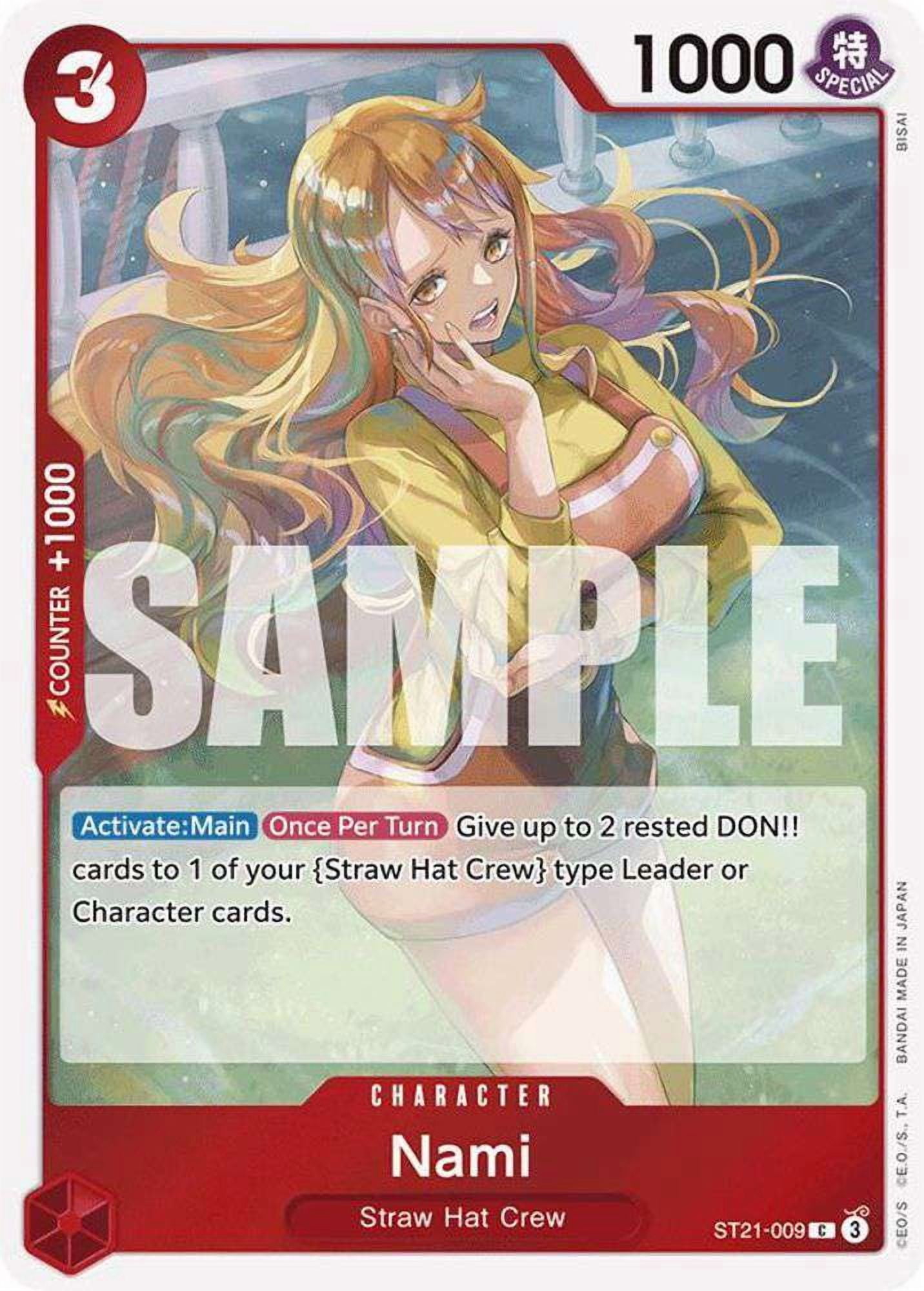 One Piece Starter Deck EX: Gear 5 Common Nami ST21-009 - Walmart.com