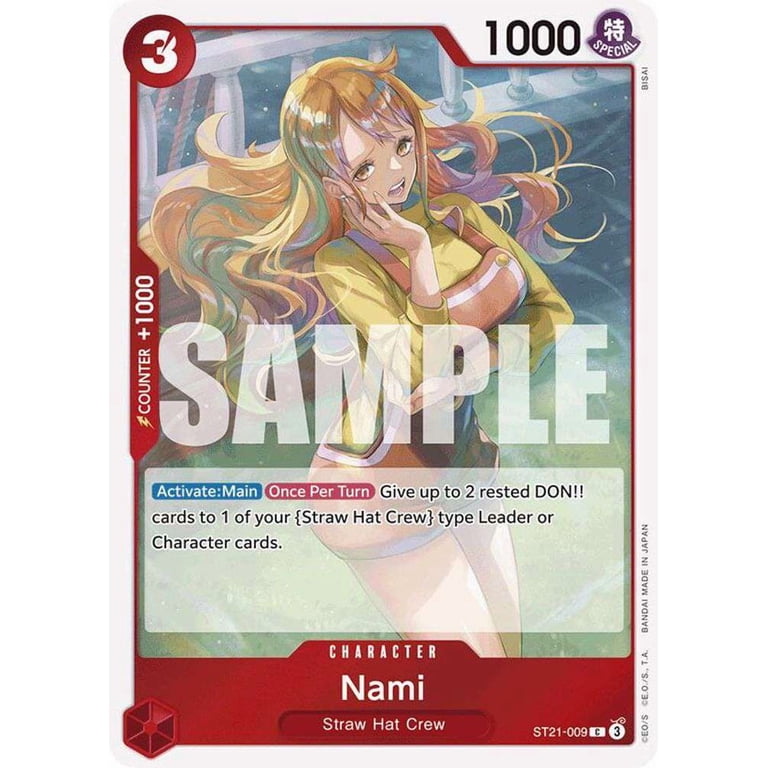 One Piece Starter Deck EX: Gear 5 Common Nami ST21-009 - Walmart.com