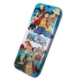 thumbnail image 1 of One Piece Straw Hat Pirates Blue Colored Tin Pencil Box, 1 of 1