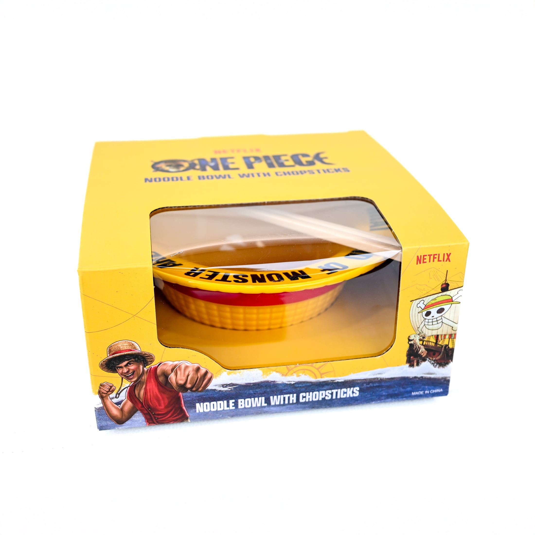 One Piece, Stretchy Luffy, Noodle Bowl with Chopsticks