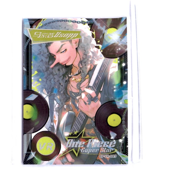 One Piece Super Star Usopp Holofoil Trading Card OPVR-009 2023