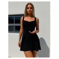 thumbnail image 1 of One Piece Swimdress Swimsuit for Women Tummy Control Wrap Swim Dress Modest Ruched Skirt Bathing Suit, 1 of 5