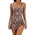 thumbnail image 1 of One Piece Swimdress Swimsuits for Women Tummy Control Swim Dresses Skirt Bathing Suit, 1 of 2
