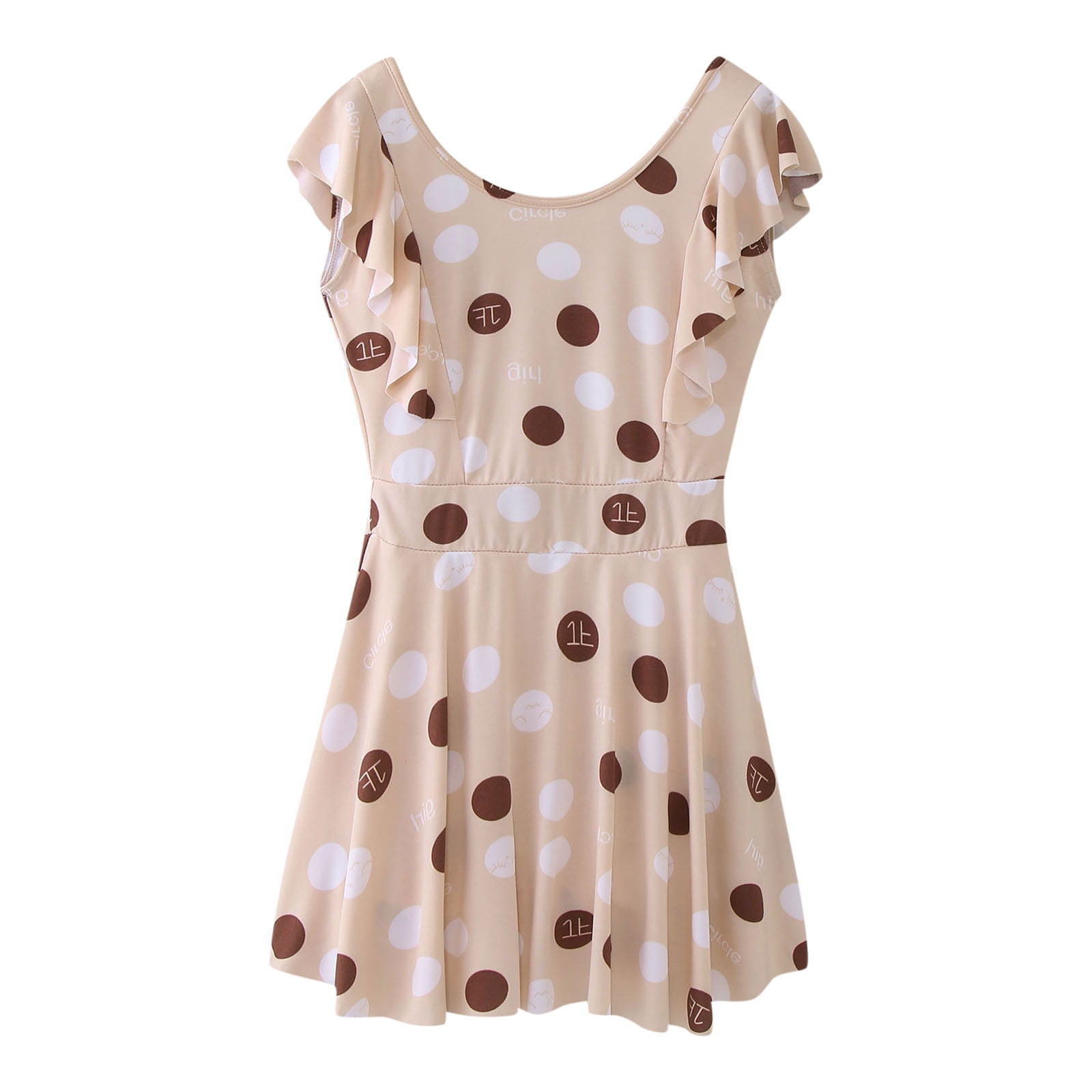 One-Piece Swimsuit Bikini Set Swimwear Brown One-Piece Swimsuits ...