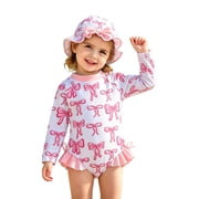 One Piece Swimsuit Girls Stretch Girls Bathing Suit&nbsp;size 12 Ruched for Swim Team Beach Swimwear Allover Printed Girls Swimsuits Size 10-12