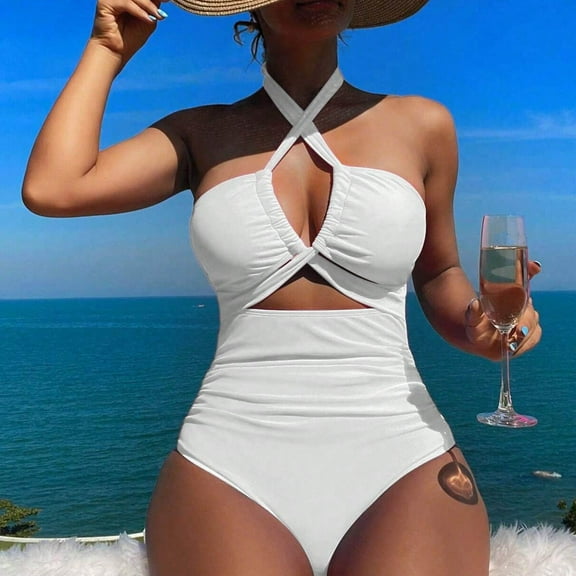 One Piece Swimsuit Women Cheeky Summer Swimsuits for Women Swimwear Top Women Bathing Suit Bottoms High Waisted Bathing Suit