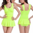 thumbnail image 1 of One Piece Swimsuit Women with Skirt Plus Size Summer Swimsuits for Women Bikini Women Swimwear Tummy Control Womens Bathing Suits with Shorts High Rise Swimsuits for Women Plus Size, 1 of 4