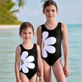thumbnail image 1 of One Piece Swimsuit for Girls 14-16 Classic Color Block Breathable Upf 50+ Sun Protection Adjustable Straps Padded High Waisted Girls Swimwear 9-16y, 1 of 7